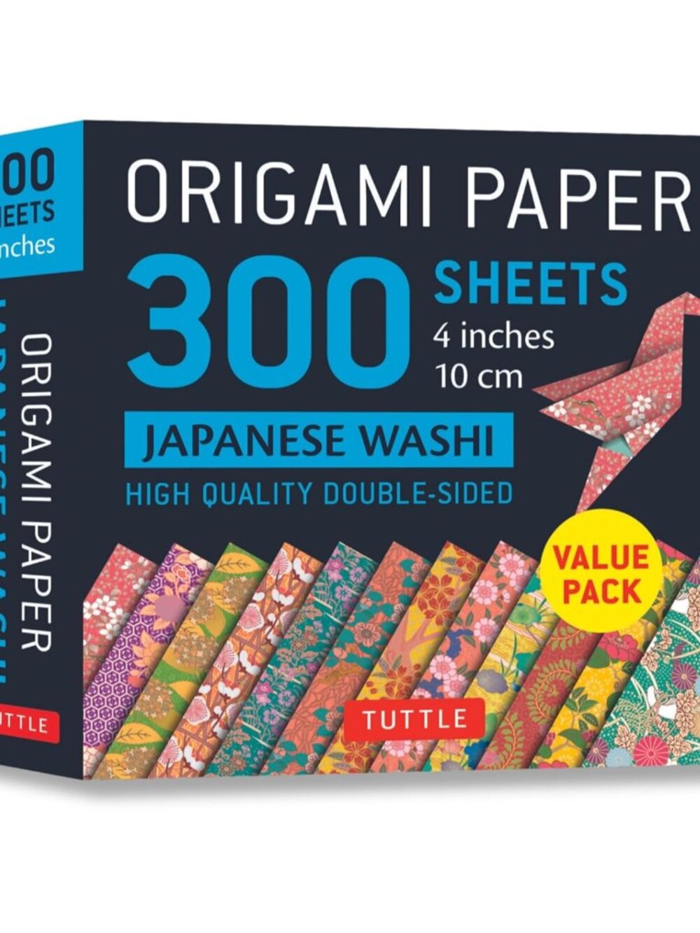 Origami Paper 300 sheets Japanese Washi Patterns 4" 10 cm: Tuttle Origami Paper: